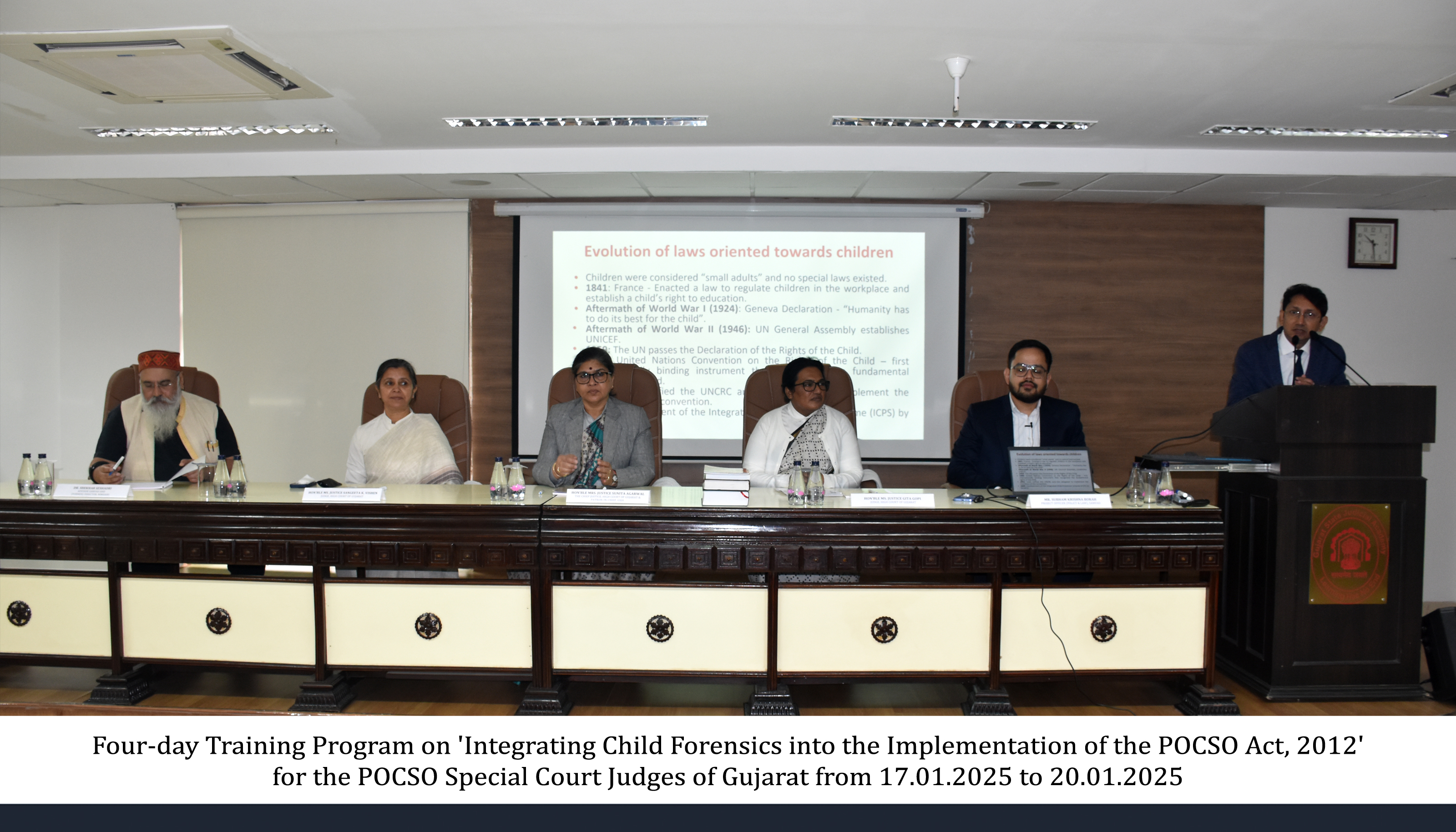 Integrating Child Forensics into the implementation of the POCSO Act,2012 for the POCSO Special Court Judges from 3rd to 6th January, 2025 (Batch-I) and 17th to 20th January, 2025 (Batch-II)
